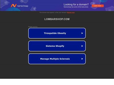 lombarshop.com snapshot