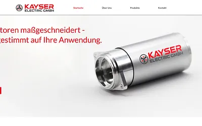 kayser-electric-motor.com snapshot