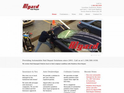 algardhailrepair.com snapshot