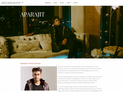www.aparajit.bio snapshot