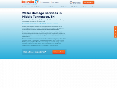 www.restoration1ofmiddletennessee.com snapshot