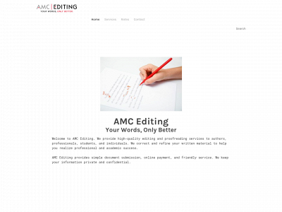www.amcediting.com snapshot
