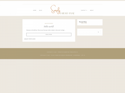 simplysarahanne.com snapshot