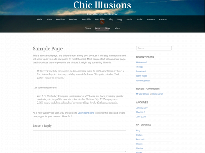chicillusions.net snapshot