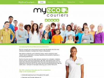 myecocouriers.co.uk snapshot