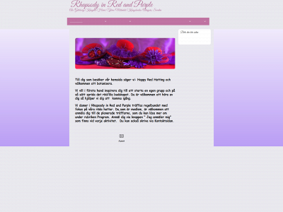 rhapsodyinredandpurple.se snapshot