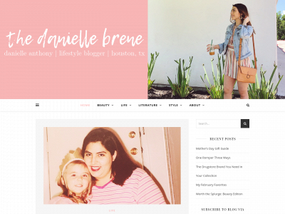 thedaniellebrene.com snapshot