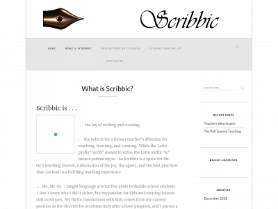 scribbic.com snapshot