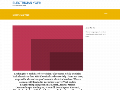 electricianyork.co.uk snapshot