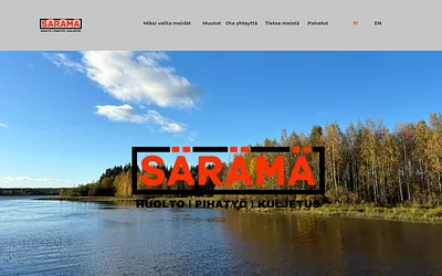 sarama.fi snapshot