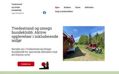 tvedestrandogomegnhundeklubb.no snapshot