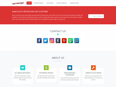 samsautorepairnpr.com snapshot