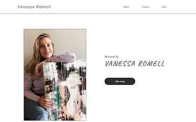 vanessaromell.se snapshot