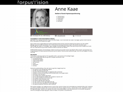 korpusvision.dk snapshot