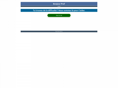 bonjourprof.com snapshot