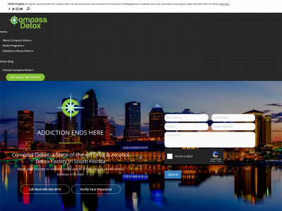 compassdetox.com snapshot