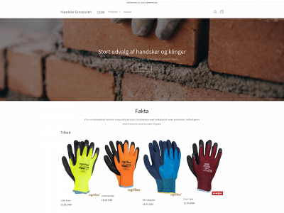 handskegrossisterne.dk snapshot