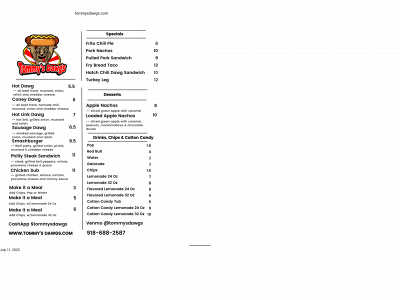 tommysdawgs.com snapshot
