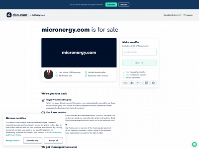 micronergy.com snapshot