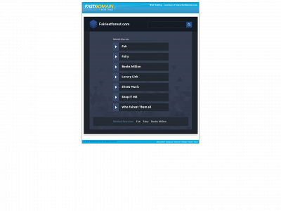 fairiestforest.com snapshot