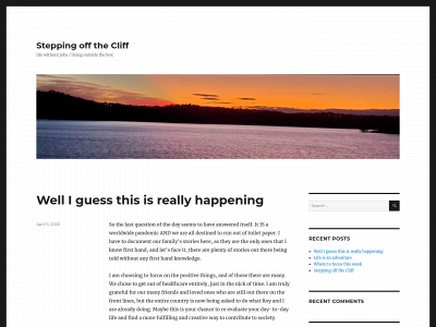 steppingoffthecliff.com snapshot