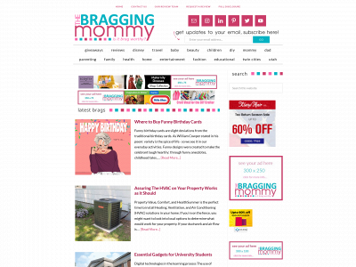 thebraggingmommy.com snapshot