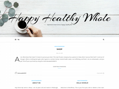 happyhealthywholewithalexa.com snapshot