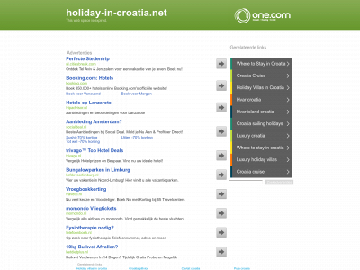 holiday-in-croatia.net snapshot