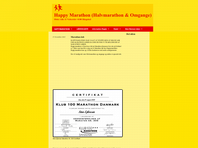 happymarathon.dk snapshot