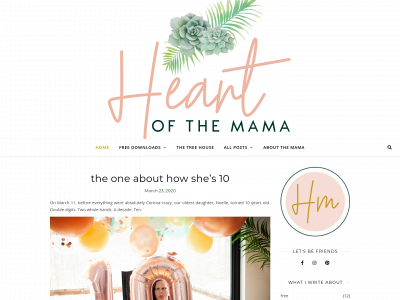 heartofthemama.com snapshot