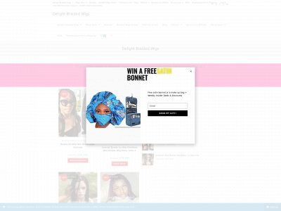 delightbraidedwigs.com snapshot