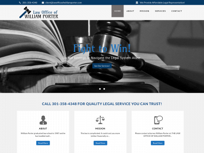 lawofficeofwilliamporter.com snapshot