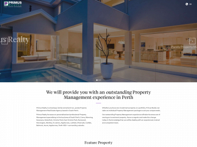 primusrealty.com.au snapshot