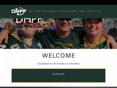 diehardpackerfan.com snapshot