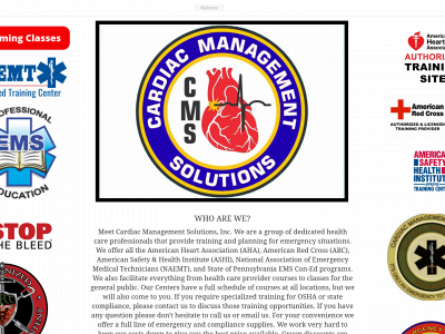 cardiacmanagement.org snapshot