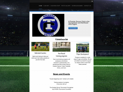 tcsoccerclub.com snapshot