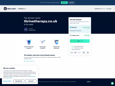 thrivetherapy.co.uk snapshot
