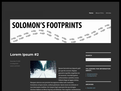 solomonsfootprints.com snapshot