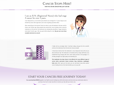 cancerstopshere.com snapshot