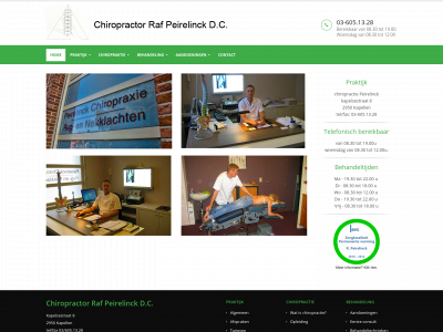 chiropraktie.be snapshot