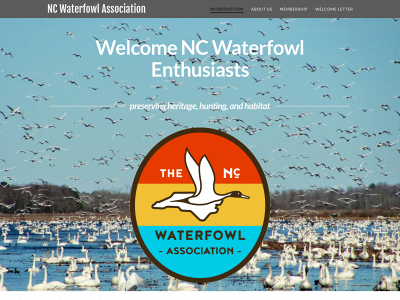 waterfowlnc.org snapshot