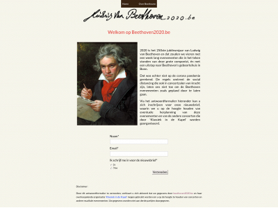 beethoven2020.be snapshot