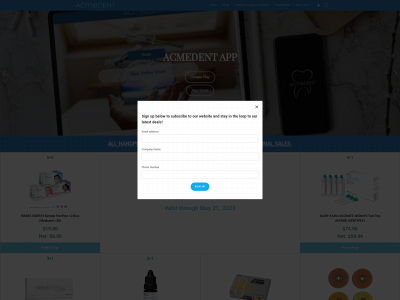 acmedent.com snapshot