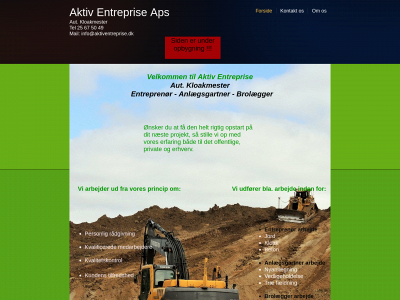 aktiventreprise.dk snapshot