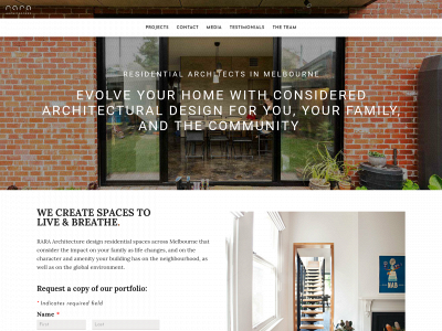 www.raraarchitecture.com.au snapshot