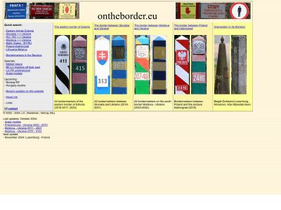 ontheborder.eu snapshot