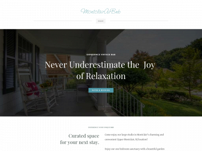 www.montclairairbnb.com snapshot