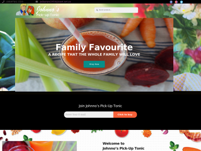johnnospickuptonic.com.au snapshot