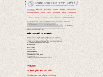 amator-arkeologiskkontor.simplesite.com snapshot