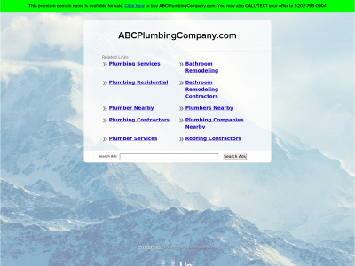 abcplumbingcompany.com snapshot